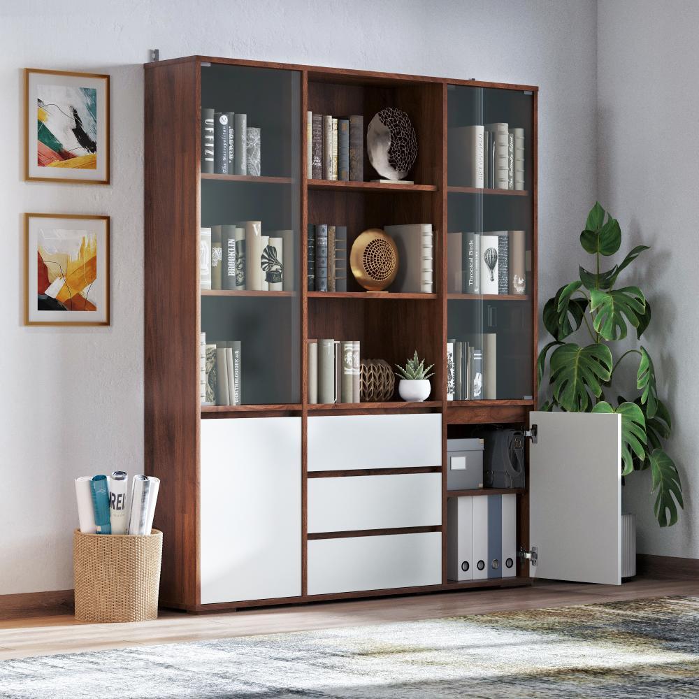 Wakefit Modern Bookshelf Versatile Design for Living Room, Study, Bedroom Decor