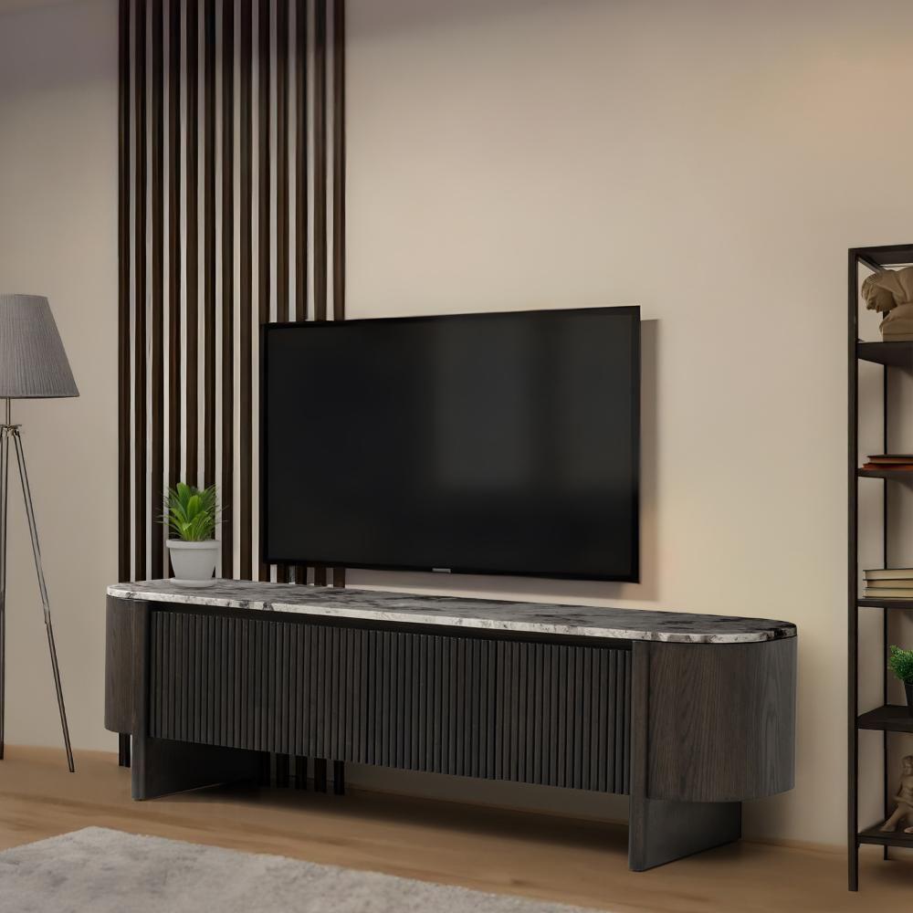 Wakefit Bombon Solid Wood TV Unit