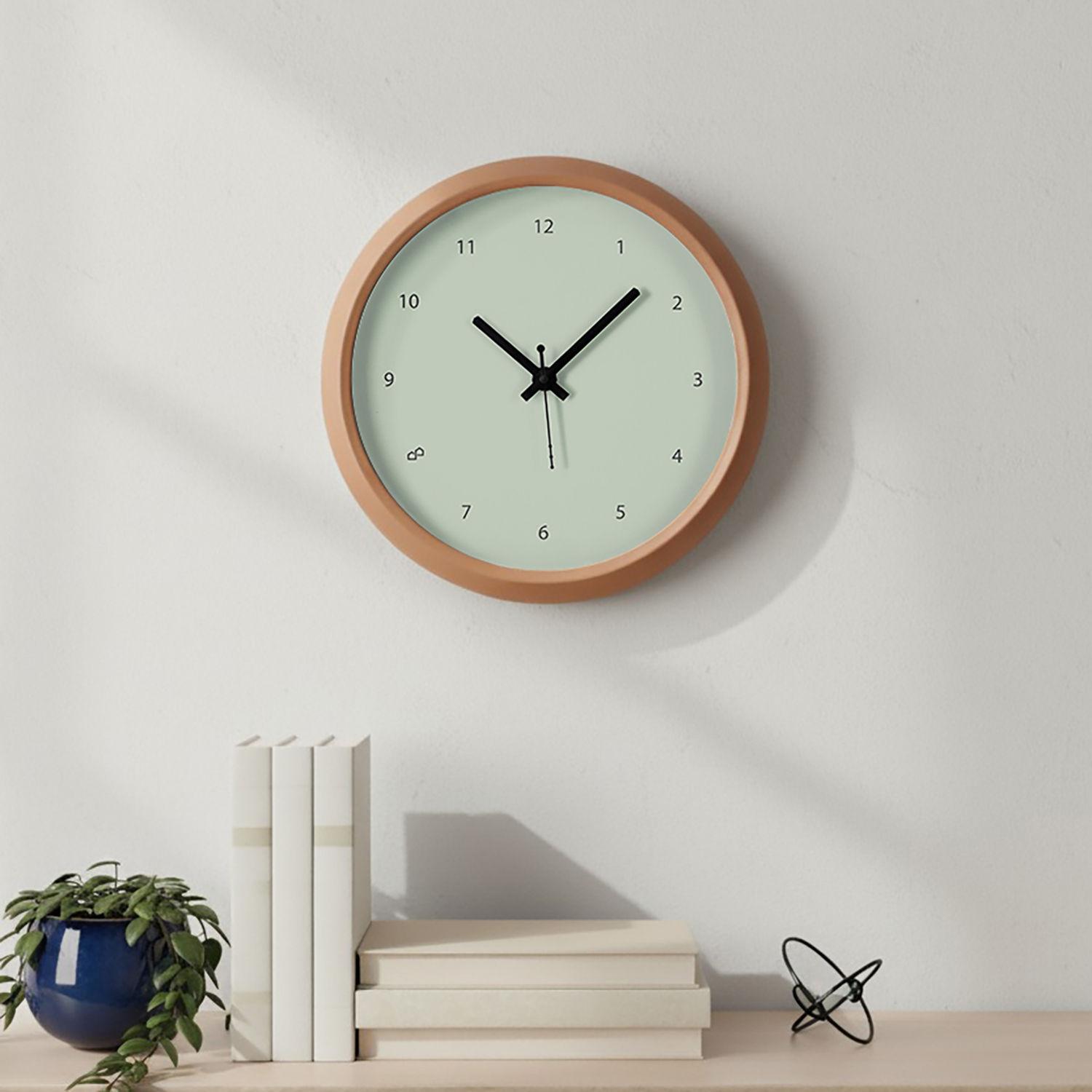 Modern Wall Clock, Sleek and Functional, Perfect Accent Piece for Living Rooms & Offices