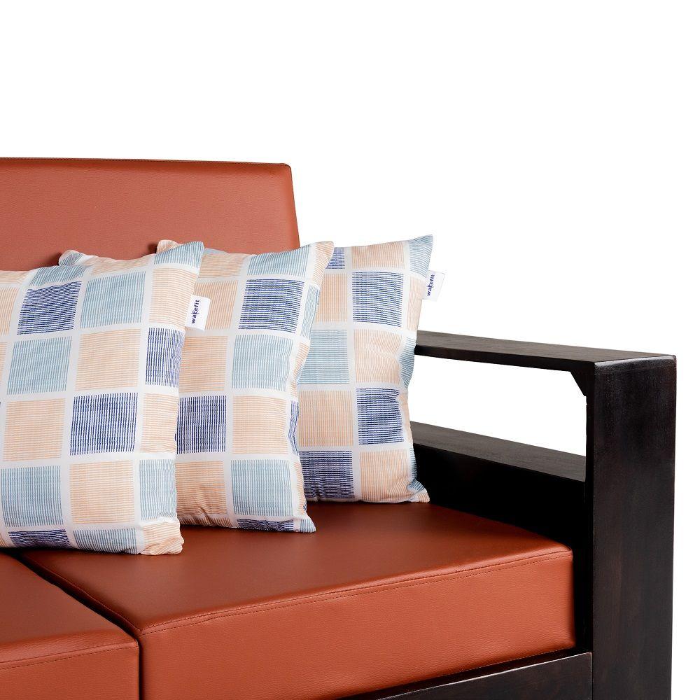 Wakefit Cushion for Sofa | Set of 3 | Checker | Ideal for Couch Decor