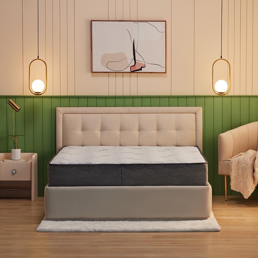 Wakefit Elevate Pocket Spring Memory Foam Mattress | Medium Firm Single Size-81x36 Inch, With Removable Zippered External Cover