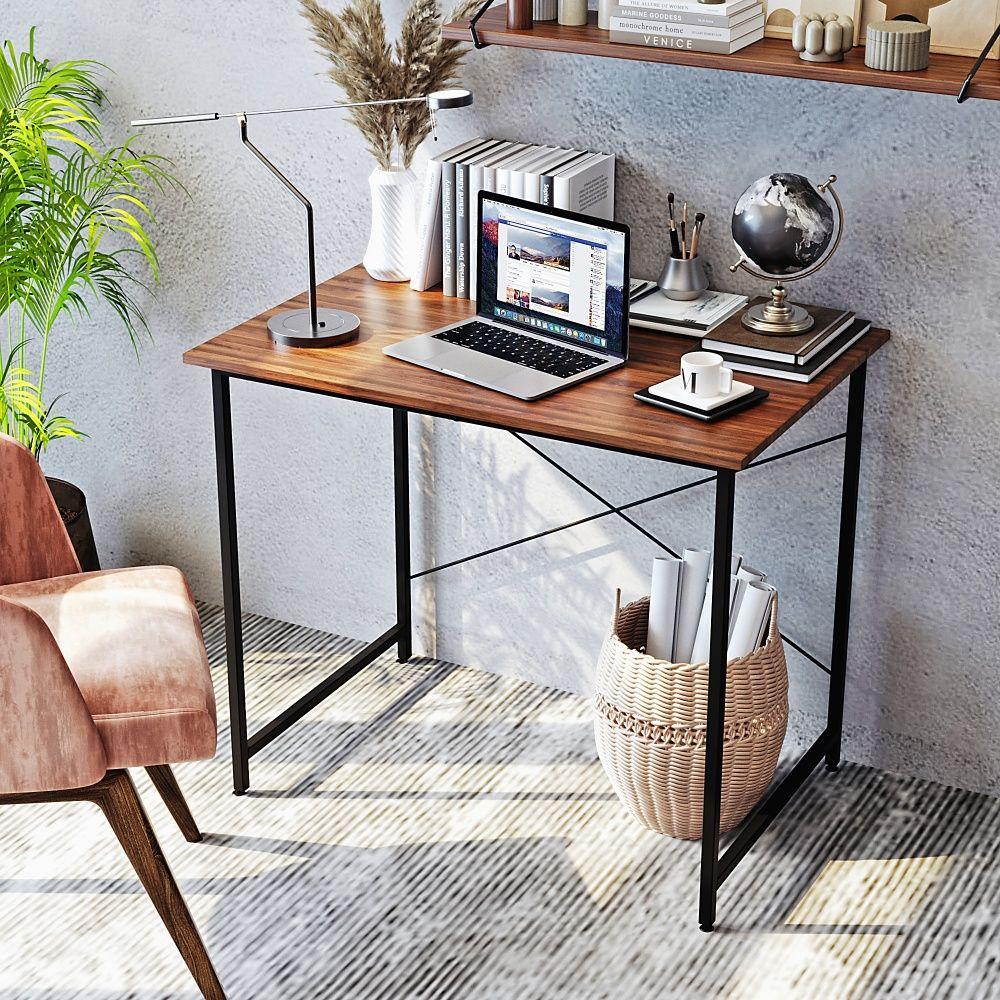 Wakefit Engineered Wood Study Table | Columbian Walnut Colour With Free Of Cost Installation