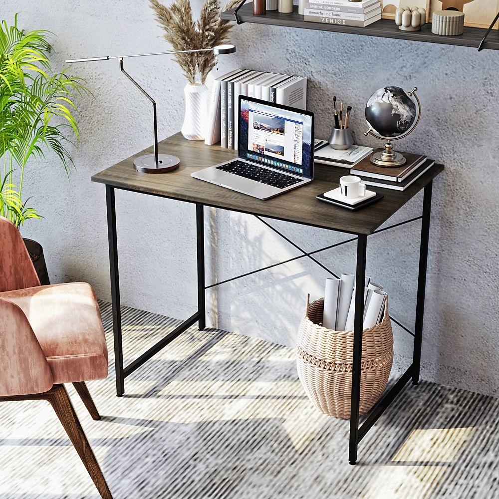 Wakefit Engineered Wood Study Table | Columbian Walnut Colour With Free Of Cost Installation